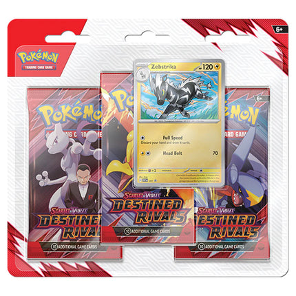 Pokemon Destined Rivals 3 Booster Blister (1 willekeurig)