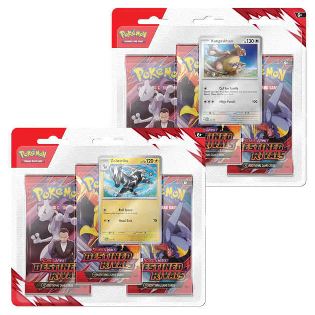 Pokemon Destined Rivals 3 Booster Blister (1 willekeurig)