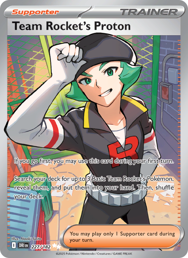 Team Rocket's Proton Ultra Rare (227/182) Destined Rivals