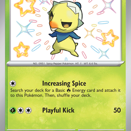 Capsakid Shiny rare (106/91) Paldean Fates
