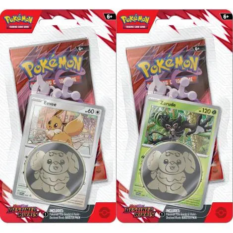 Pokemon Destined Rivals Checkalane Blister Pack (1 willekeurig)