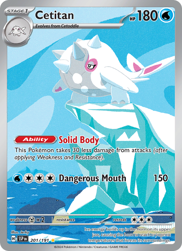Cetitan Illustration rare (201/191) Surging Sparks