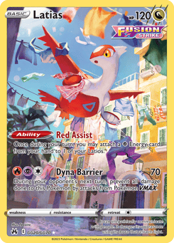 Latias #GG20 (Crown Zenith Galarian Gallery)