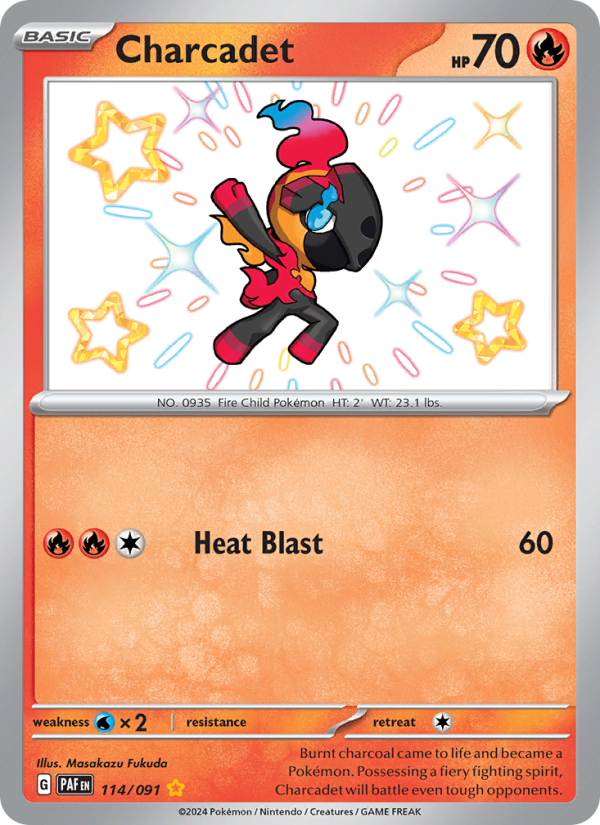 Charcadet Shiny rare (114/91) Paldean Fates