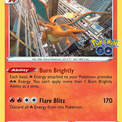 Charizard Holo Rare (010/78) Pokémon GO