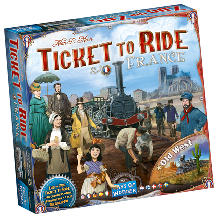 Ticket to Ride: France & Old West – Bordspeluitbreiding