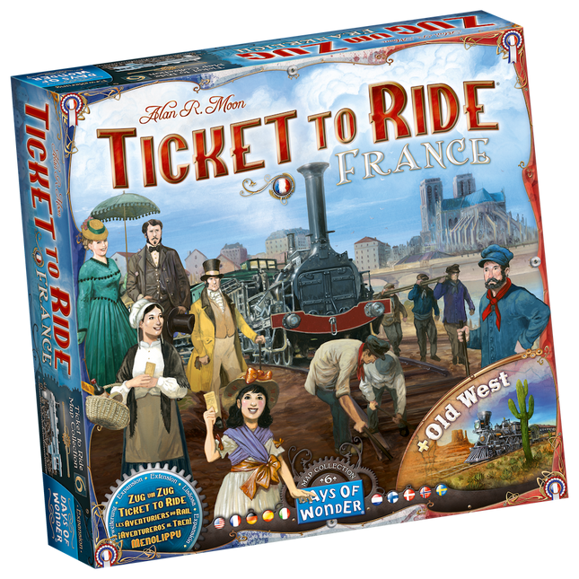 Ticket to Ride: France & Old West – Bordspeluitbreiding