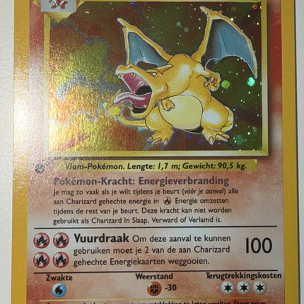 Charizard Rare (4/102) base set - 1st edition [NL]