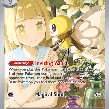 Lillie's Ribombee Illustration rare (164/159) Journey Together