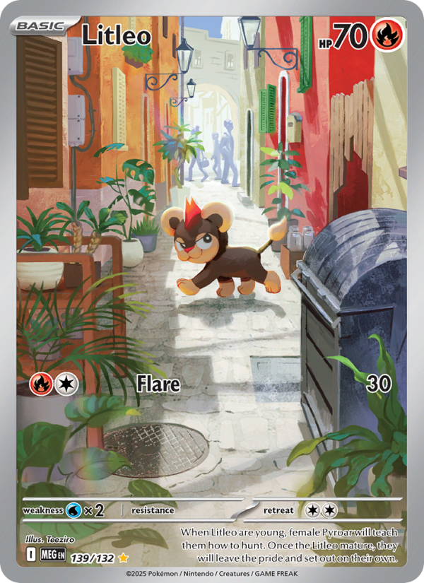 Litleo Illustration rare (139/132) Mega Evolution