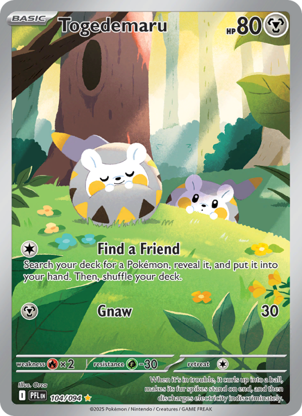Togedemaru Illustration rare (104/94) Phantasmal Flames