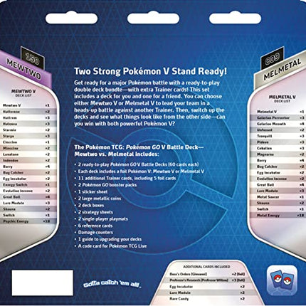 Pokemon GO Battle Deck Mewtwo Vs Melmetal