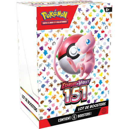 Lot de 6 boosters Pokémon 151 – Écarlate et Violet [FRANS]
