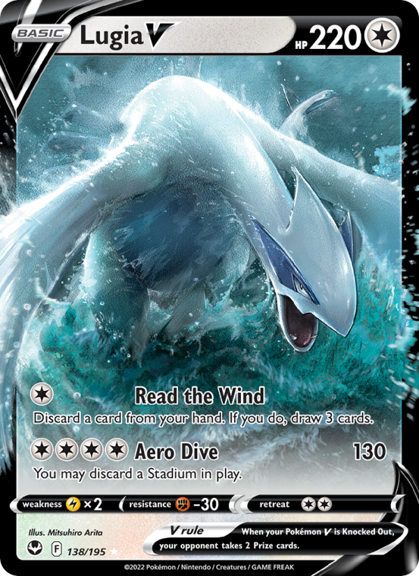 Lugia V Holo Rare V (138/195) Silver Tempest – Bescards