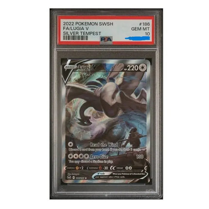Lugia V Rare Ultra (186/195) Silver Tempest PSA 10
