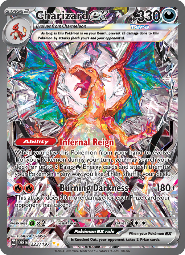 Charizard ex Special illustration rare (223/197) Obsidian Flames