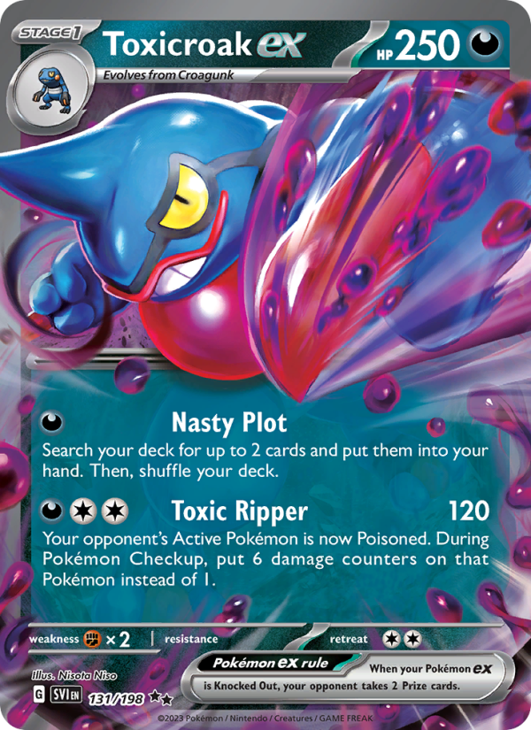 Toxicroak ex Double rare (131/198) sv01