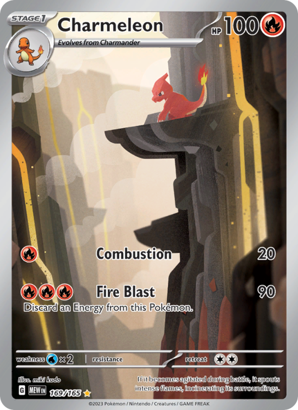 Charmeleon Illustration rare (169/165) sv03.5