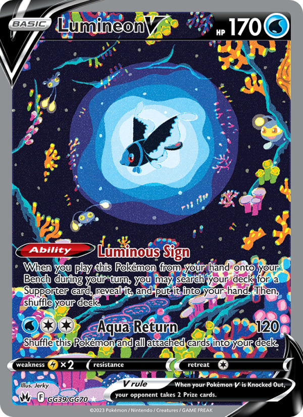 Lumineon V Ultra Rare (GG39/159) Crown Zenith
