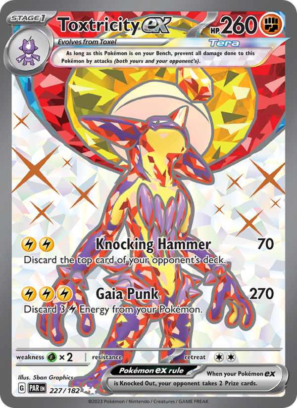 Toxtricity ex Ultra Rare (227/182) Paradox Rift