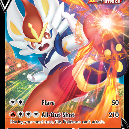 Cinderace V Holo Rare V (44/264) swsh8