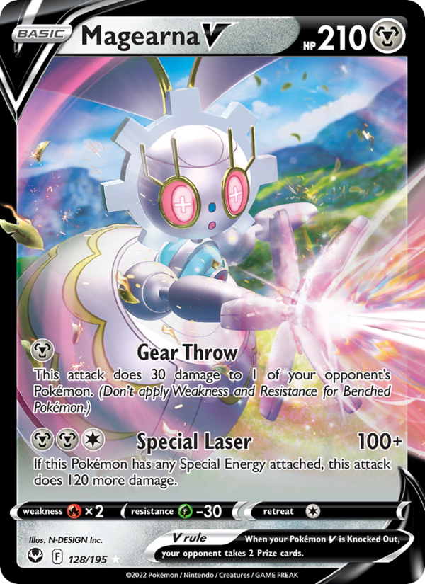 Magearna V Holo Rare V (128/195) Silver Tempest