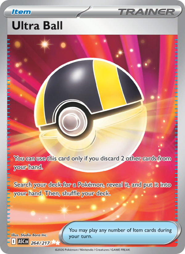 Ultra Ball Ultra Rare (264/217) Ascended Heroes