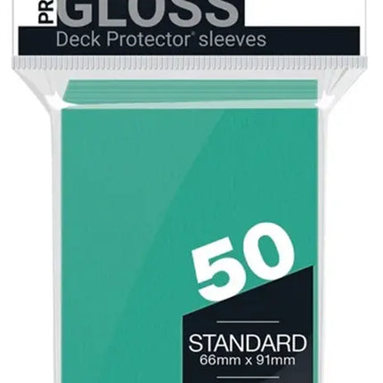 Ultra PRO - 50ct Standard Size Card Protector Sleeves (Aqua)