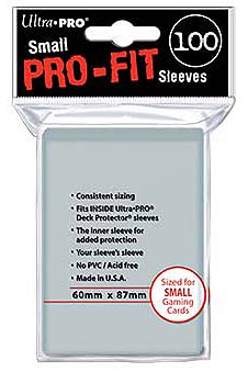 Ultra Pro - Small Sleeves - Pro-Fit Card (100 Sleeves)