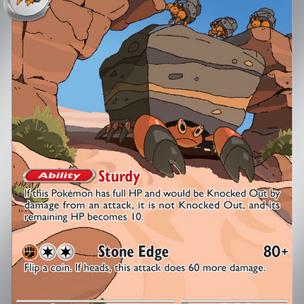 Crustle Illustration rare (130/86) Black Bolt
