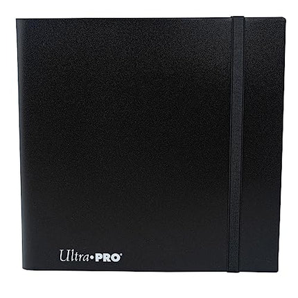Ultra Pro 12-Pocket Pro Binder Eclipse – Jet Black
