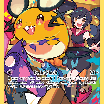 Dedenne Trainer Gallery Rare Holo (TG07/TG30) Brilliant Stars Trainer Gallery