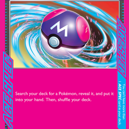 Master Ball ACE SPEC Rare (153/162) Temporal Forces
