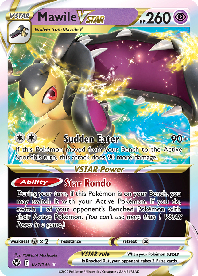Mawile VSTAR Rare Holo VSTAR (071/195) Silver Tempest