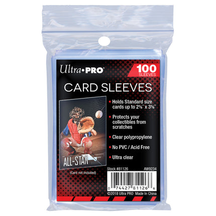 Ultra Pro Soft Card Sleeves (100 stuks)