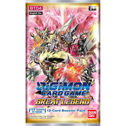 Digimon BT04 Great Legend Booster PACK
