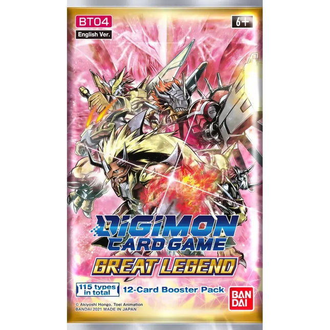Digimon BT04 Great Legend Booster PACK