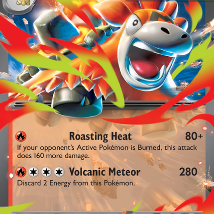 Mega Camerupt ex Double rare (022/132) Mega Evolution