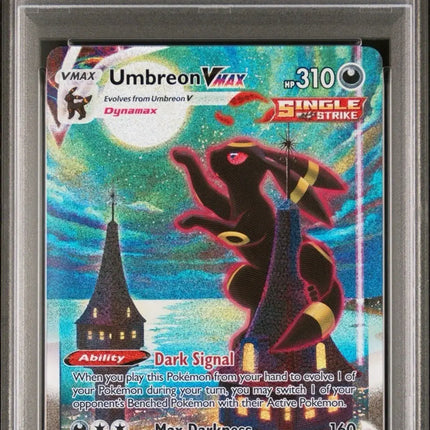Umbreon VMAX Rare Rainbow (215/203) Evolving Skies PSA 10 – Bescards