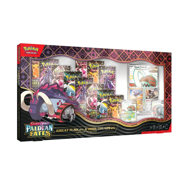 g*e様 『TUSK』ボックスセット Pokemon Paldean Fates Great Tusk & Iron Treads Box – Bescards