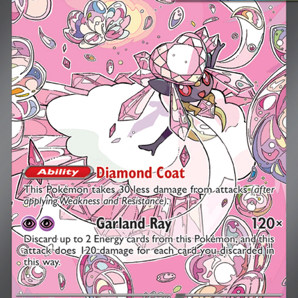 Mega Diancie ex Special illustration rare (282/217) Ascended Heroes