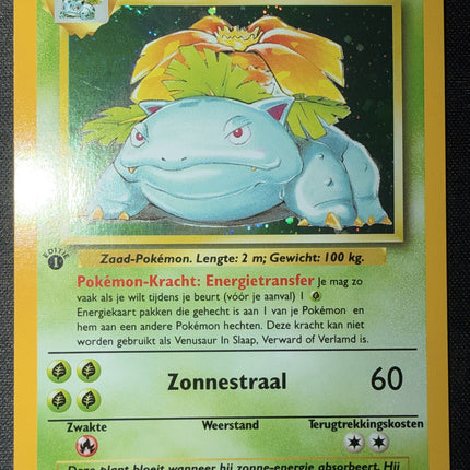Venusaur Rare (15/102) base set – 1st edition [NL]