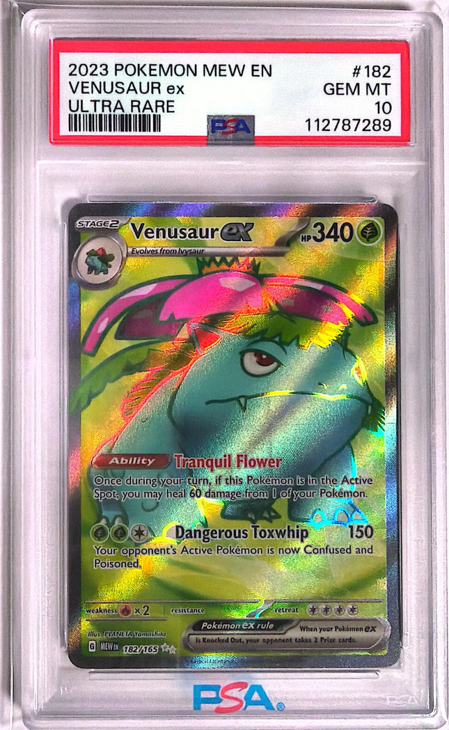 Venusaur ex Ultra Rare (182/165) sv03.5 - PSA 10