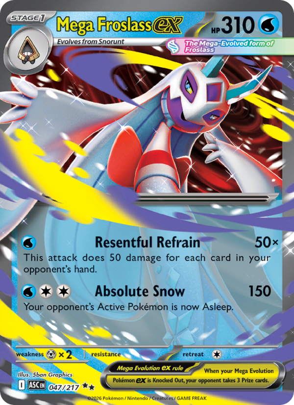 Mega Froslass ex Double rare (047/217) Ascended Heroes