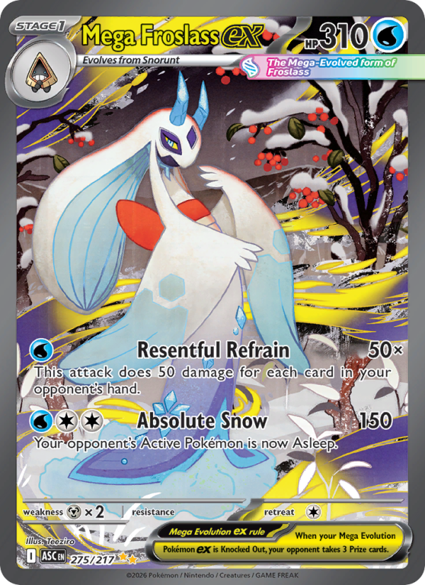 Mega Froslass ex Special illustration rare (275/217) Ascended Heroes
