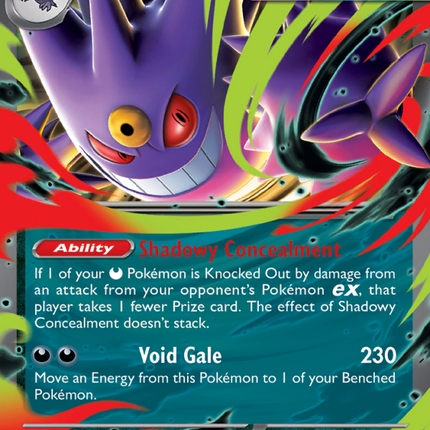 Mega Gengar ex Double rare (056/94) Phantasmal Flames