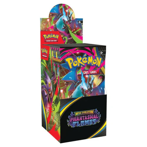 pokemon center phantasmal flames booster box just dropped Bundles through an invite only release! , This is part of their new system that they announced just a few weeks prior, expect more of these drops the shadowy figure of Mega Gengar ex slowly rises into view Phantasmal Flames | Pokmon Center