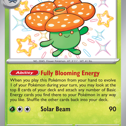 Vileplume Shiny rare (094/91) Paldean Fates