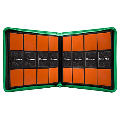 Vivid 12-pocket Zippered PRO-Binder – Green 
