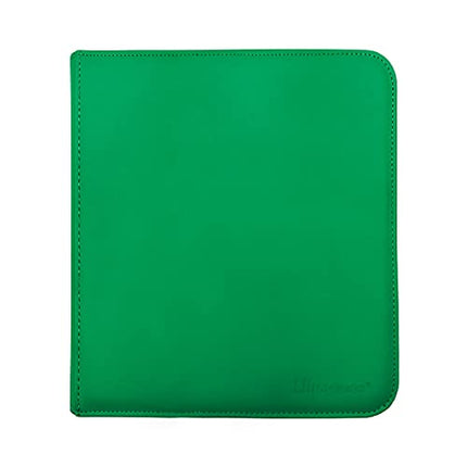 Vivid 12-pocket Zippered PRO-Binder – Green